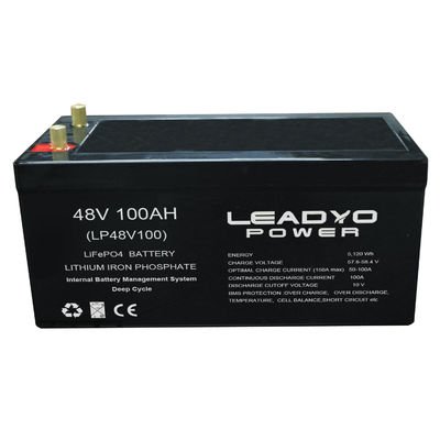 ซื้อ แบตเตอรี่ 48V 100Ah LiFePO4 แพ็คแบตเตอรี่ลิตยูมวงจรลึก สําหรับเรือเรือ การผลิตออนไลน์