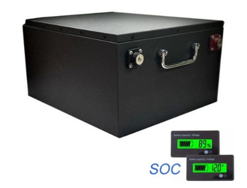ซื้อ แบตเตอรี่รถกอล์ฟ Lifepo4 กระแสสูง 48V 200A ชาร์จใหม่ได้ด้วย BMS การผลิตออนไลน์