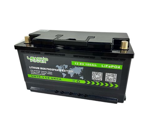 แบตเตอรี่ลิเธียมไอออนสำหรับใช้งานทางทะเลแบบ Dual Purpose 12v 100Ah CCA1200 LiFePO4 แบตเตอรี่ Lifepo4 เริ่มต้นและรอบลึก