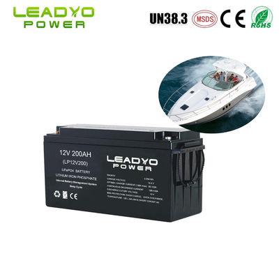 ซื้อ แบตเตอรี่ลิเธียมไอออน IP66 แบบชาร์จซ้ำได้ 12V 200Ah LiFePO4 แบตเตอรี่รอบลึกพร้อมแอพอัจฉริยะ การผลิตออนไลน์