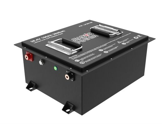 5000 Times 100Ah 36V LiFepo4 แบตเตอรี่รถกอล์ฟสมาร์ท ด้วย LCD / Bluetooth