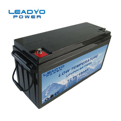 ซื้อ แบตเตอรี่ LiFePO4 อุณหภูมิต่ำสภาพอากาศหนาวเย็น 12V 150Ah ABS Case การผลิตออนไลน์
