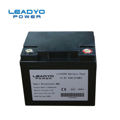 ซื้อ เคสแบบเกลียว 12V 50Ah Lifepo4 Battery พร้อม Bluetooth 197x166x168mm การผลิตออนไลน์