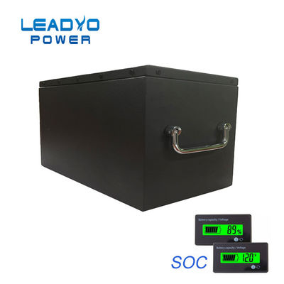 ซื้อ 3000 รอบ 48V Lifepo4 แบตเตอรี่ 150AH รอบลึกพร้อมเครื่องวัด LCD Bluetooth การผลิตออนไลน์
