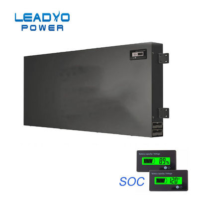 Lifepo4 100ah แบตเตอรี่ลิเธียมบางเฉียบ 12V 65mm ความหนาสำหรับ Camper RV Marine