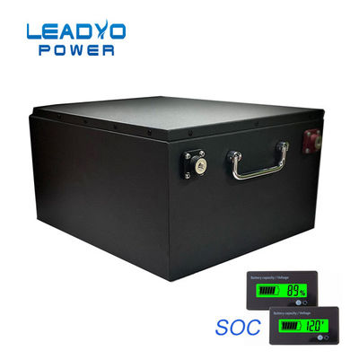 ซื้อ LEADYO 30Ah 48V Lifepo4 แบตเตอรี่ 48 โวลต์แบตเตอรี่ลิเธียมสำหรับรถกอล์ฟ การผลิตออนไลน์