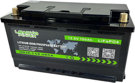 ซื้อ บลูทูธ LiFePO4 แบตเตอรี่ลิเธียมเหล็กฟอสเฟต 12V 100Ah พร้อม BMS การผลิตออนไลน์