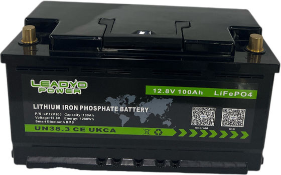 Off Road Camper Trailer 12v แบตเตอรี่ลิเธียมไอออนแบบชาร์จไฟได้ 100Ah 120Ah