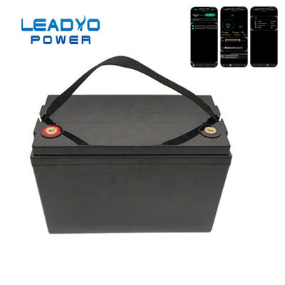 12V 100Ah Leadyo Battery RV Deep Cycle แบตเตอรี่ Lifepo4 พร้อมการตรวจสอบ APP